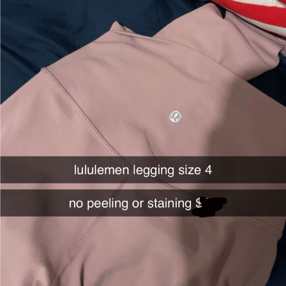 Lululemon leggings in perfect condition